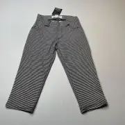 Girls,Boys size 2, Pumpkin Patch, navy stripe pants, elasticated, NEW