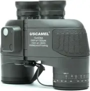 USCAMEL 10x50 Waterproof Marine Binoculars with Compass for Boating & Sailing