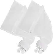 gohantee 2 Pack Pool Cleaner Bag, Nylon Mesh Zipper Bags Polaris Pool Cleaner Parts, Swimming Pool Cleaning Filter Bag for Polaris 280 & 480 Pool Cleaner