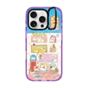 iPhone 16 Pro Impact Ring Stand Case MagSafe Compatible DAISY DRAWING CLUB