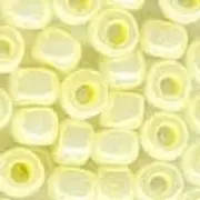 Mill Hill Glass Beads - Color 05002 Yellow Cream 3/0 Pebble Bead - 30 Beads
