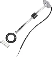X AUTOHAUX Universal Marine Fuel Sending Unit Float Replacement Fuel Gauge Gas Tank Diesel Water Level Sender Unit Sensor, 11.5" 290mm, Anti-Corrosion, Stainless Steel, Silver Tone