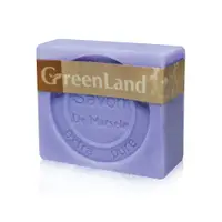 在飛比找松果購物優惠-GreenLand 72%初榨橄欖油薰衣草馬賽皂90g(6入