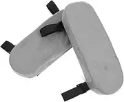 GRADENEVE 2pcs Ergonomic Office Chair Arm Rest Covers Soft Memory Foam Elbow Pillows Breathable Skin Friendly Cushions with Slip Base for Desk Chair Comfort