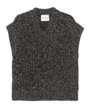 wool vest M Black