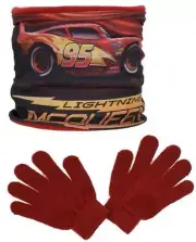 Boys Disney Cars Snood & Gloves Set RH4248 Lightning McQueen