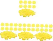 4sets 100pcs Artificial Flower Aroma Diffusers Desk Diffuser for Office Home Decor Relaxation Scented Floral Ornaments for Essential Oils Fresh Air 100pcs*4