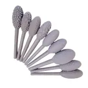 Clay Texture Tools 9x Oval Pattern Rollers Set For Art Projects Ceramic