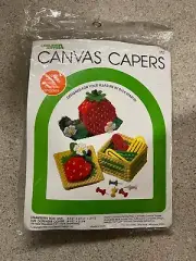 Leisure Arts Canvas Capers Strawberry Box & Tape Dispenser Cover 310 New
