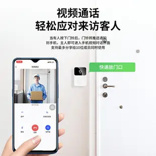 智能可視門鈴家用無線wifi遠程高清攝像頭防盜門門鏡監控電子貓眼