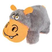 Yours Droolly Cuddlies Hippo Plush Dog Toy