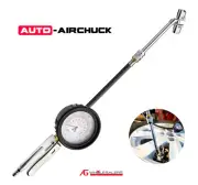 Auto Airchuck Tyre Inflator Deflator 3.5" Gauge Dual Head 160Psi Tire Air Chuck