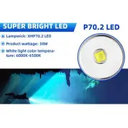 Diving Light Scube P70 Waterproof LED Torch with High Visibility Features