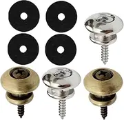 WESIEVYA Pcs Guitar Strap Locks Replacement Acoustic Electric Bass Button Straps