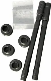 2 Pack Black Undermount Sink Support Legs, Brackets, Clips, Pedestal