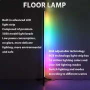 RGB Corner Floor Lamp USB Powered 47.2 Inch 1.2 Meter Model