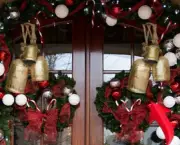 Harmony Cow Bell Set of 6 Giant Lucky Christmas Bells Handmade Rustic Chimes