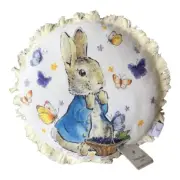 Peter Rabbit Beatrix Potter 16 in round decorative pillow Frederick Warne Co