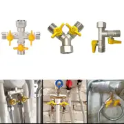 High Quality Valve Gas Valve Connector 1/2Inch 3-way Double Switch Ball