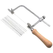 Mini U-shaped Saw Jewelry DIY Tool Jewelers Saw Bow Saw Frame With 12 Blades Kit