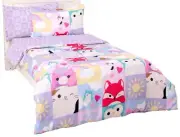 ~ Squishmallows Quilt Cover Set ~ Double Bed Quilt Cover ~