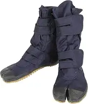 [Nisshin Rubber Co Ltd] Men's Work Shoes, Self-Helping Gardening, Long, Velcro Closure, No Toe Box