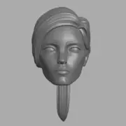 Emerie Karr v1 Bad Batch custom head for Star Wars Black & other action figures