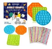 eZthings Heavy Duty Stress Relief Sensory Toy - Push Bubble Fidget Toys for Kids