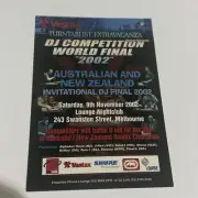 VESTAX DMC technics Battle Dj Turntable Sticker -Battle Style Collector Sticker