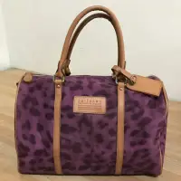在飛比找蝦皮購物優惠-[Le junev] 紫色豹紋波士頓包