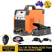 200AMP Aluminum HF TIG AC DC Pulse TIG Welding Machine Inverter TIG Welder 220V