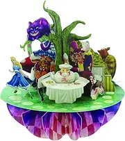 Santoro Pirouettes Alice in Wonderland 3D Pop Up Greeting Card
