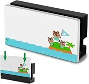 TIKOdirect Custom Faceplate Cover for Nintendo Switch Charging Dock, Hard PC Slim Shell Anti-Scratch [No Screwdriver Installation] for Switch Dock, Animal Crossing