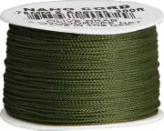 Parachute Cord Nano Cord Olive RG1038 .75mm x 300ft. Braided premium nylon sport