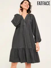 FatFace Washed Black Evi Dress (E79206) | $150