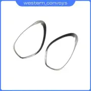 Pair Headlight Trim Ring Bezel Right+Left For MINI R60 Cooper Countryman 2011-16 (for: Mini)