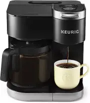 Keurig K-Duo Coffee Maker, Single Serve & 12-Cup Carafe Drip Coffee Brewer, FS