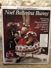 Daisy Kingdom Noel Ballerina Bunny Style 9827 Fabric & instruction cut out doll