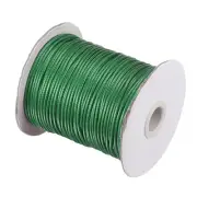 Beading Thread Bracelet Weave Craft Cord 2mm 78M/Roll, Medium Green