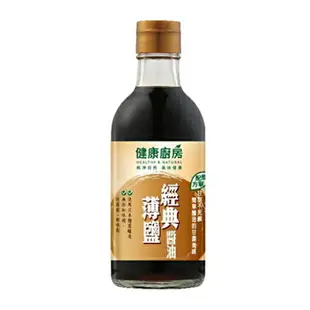 味全 健康廚房經典薄鹽醬油(340ML)【愛買】