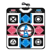 USB Wired Dance Mats 11Keys Dancing Game Step Pad Foot Print X2O91483