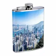 Hong Kong D1 Flask 8oz Stainless Steel Hip Drinking Whiskey