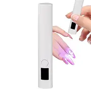 UV LED Nail Dryer Lamp,Quick Drying LED UV Manicure Light Rechargeable - Portable Nail Dryer Lamp, with 250mAh Rechargeable Battery for Home, Travel