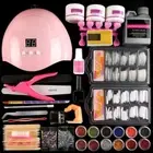 Complete Acrylic Nail Kit. INCLUDES UV LIGHT AND NAIL GEMS