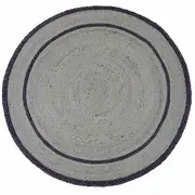 200Cm Courtney Purple Circle Rug