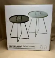 Cane-line On-The-Move Tray Side Table Small by Strand+Hvaas - Midnight Blue 5065