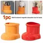 Boot Refrigerator Storage Box Magnetic Makeup Brush Organizer