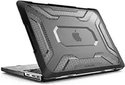 SUPCASE Unicorn Beetle Case for MacBook Pro 13 Inch (2022-2016) M2/M1 A2338 A2251 A2289 A1706 A1708 A1989 A2159, Slim Rubberized TPU Bumper Cover with Touch Bar and Touch ID (Black)