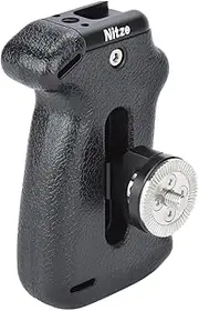 Nitze Rosette Side Handle, Camera Side Handle with Rosette for ARRI Standard, Built-in Cold Shoe and 1/4" Locating Hole, Up/Down and Left/Right Adjustable - PA22-H1