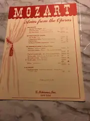 Tell Me Fair Ladies Voi Che Sapete Alto Part Mozart Arias From Operas Schirmer